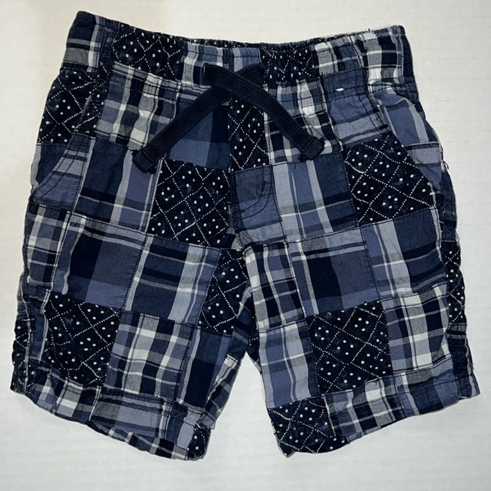 Gymboree Pull On Patchwork Shorts, 4